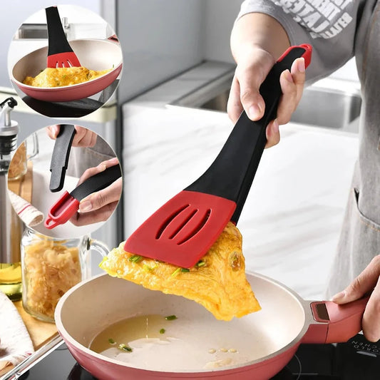 3-in-1 Silicone Food Tongs & Spatula Turner