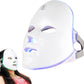 Led Face Mask Light Therapy, 7 Colors LED Light Therapy Mask for Facial Skin Care, Colorful LED Beauty Mask, Led Mask Therapy Facial
