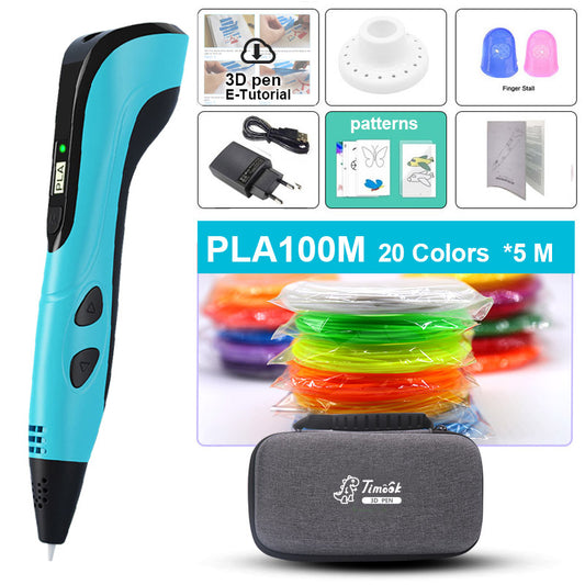 Timook 3D PEN And Free PLA Filament, Gift Pen,