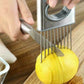 Onion Holder Slicer Vegetable tools Tomato Cutter Stainless Steel Kitchen Gadget