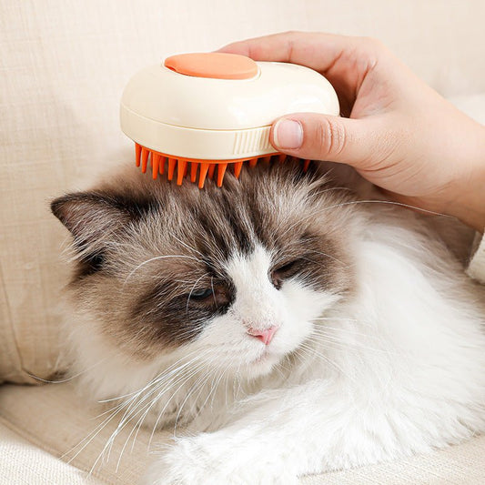 3-in-1 Electric Steamy Pet Grooming Brush